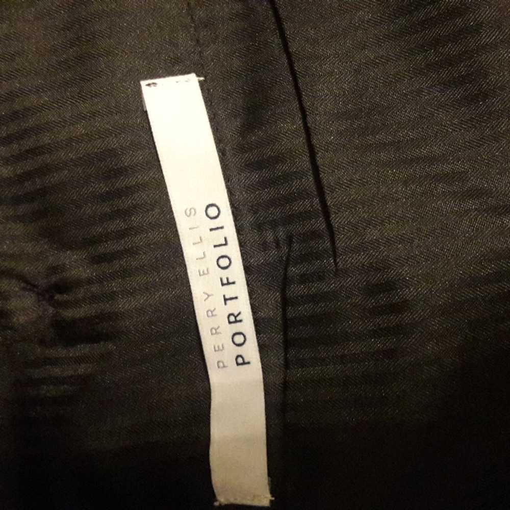 NWOT Perry Ellis Portfolio black pants 38x30 - Picture 3 of 5